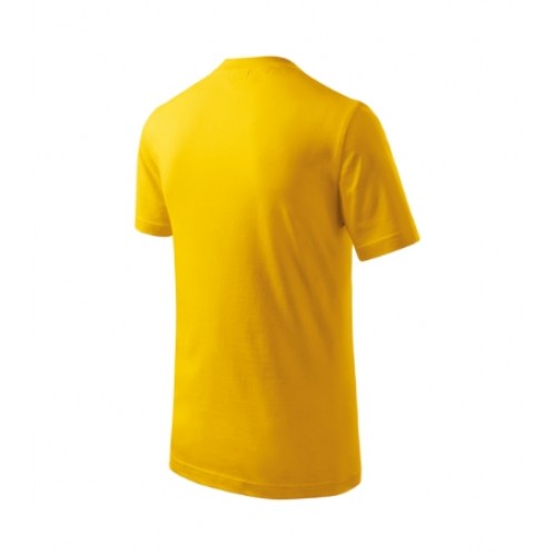Tricou pentru copii Basic Galben