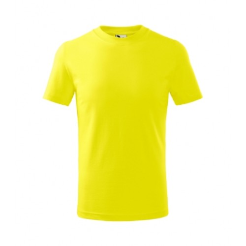Tricou pentru copii Basic Lămâie