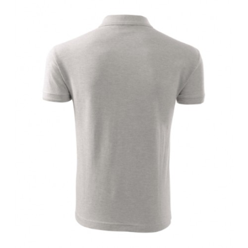Tricou polo pentru bărbaţi Pique Polo Gri deschis Tricou polo pentru bărbaţi Pique Polo Gri deschis