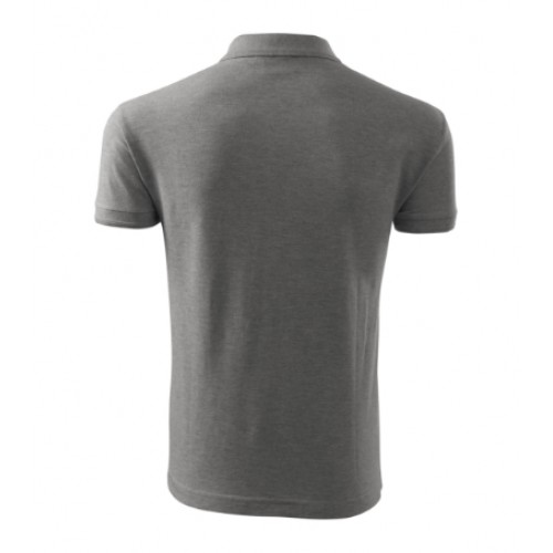 Tricou polo pentru bărbaţi Pique Polo Gri închis