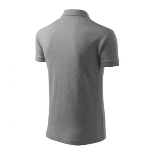Tricou polo pentru bărbaţi Pique Polo Gri închis