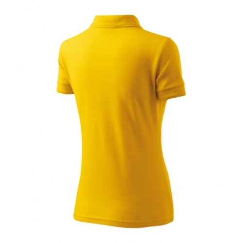 Tricou polo pentru damă Pique Polo Galben Tricou polo pentru damă Pique Polo Galben