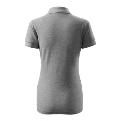 Tricou polo pentru damă Pique Polo Gri închis Tricou polo pentru damă Pique Polo Gri închis