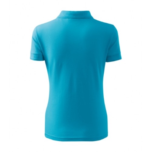 Tricou polo pentru damă Pique Polo Turcoaz