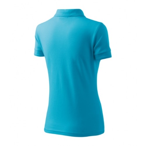 Tricou polo pentru damă Pique Polo Turcoaz