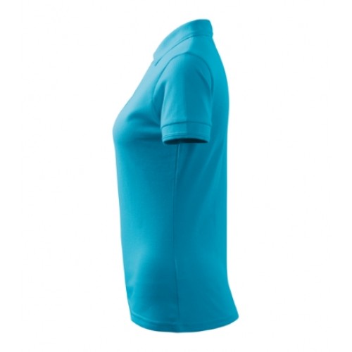 Tricou polo pentru damă Pique Polo Turcoaz