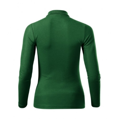 Tricou polo pentru damă Pique Polo LS Verde sticlă Tricou polo pentru damă Pique Polo LS Verde sticlă
