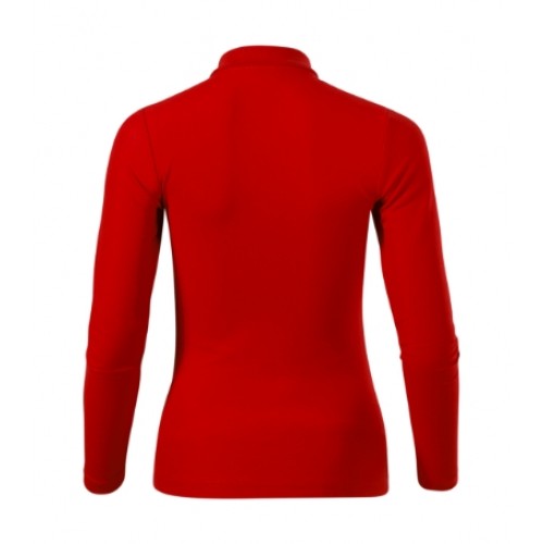 Tricou polo pentru damă Pique Polo LS Roşu Tricou polo pentru damă Pique Polo LS Roşu
