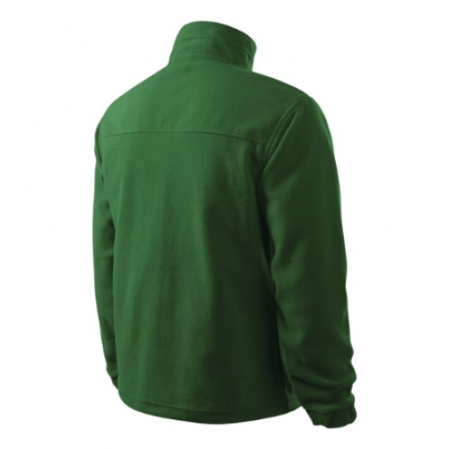 Jachetă fleece pentru bărbaţi Verde sticlă Jachetă fleece pentru bărbaţi Verde sticlă