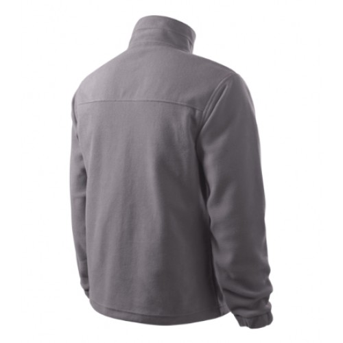 Jachetă fleece pentru bărbaţi Gri metalic
