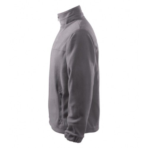 Jachetă fleece pentru bărbaţi Gri metalic
