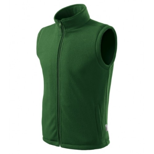 Fleece vestă unisex Verde sticlă 06 (brand label) Fleece vestă unisex Verde sticlă 06 (brand label)